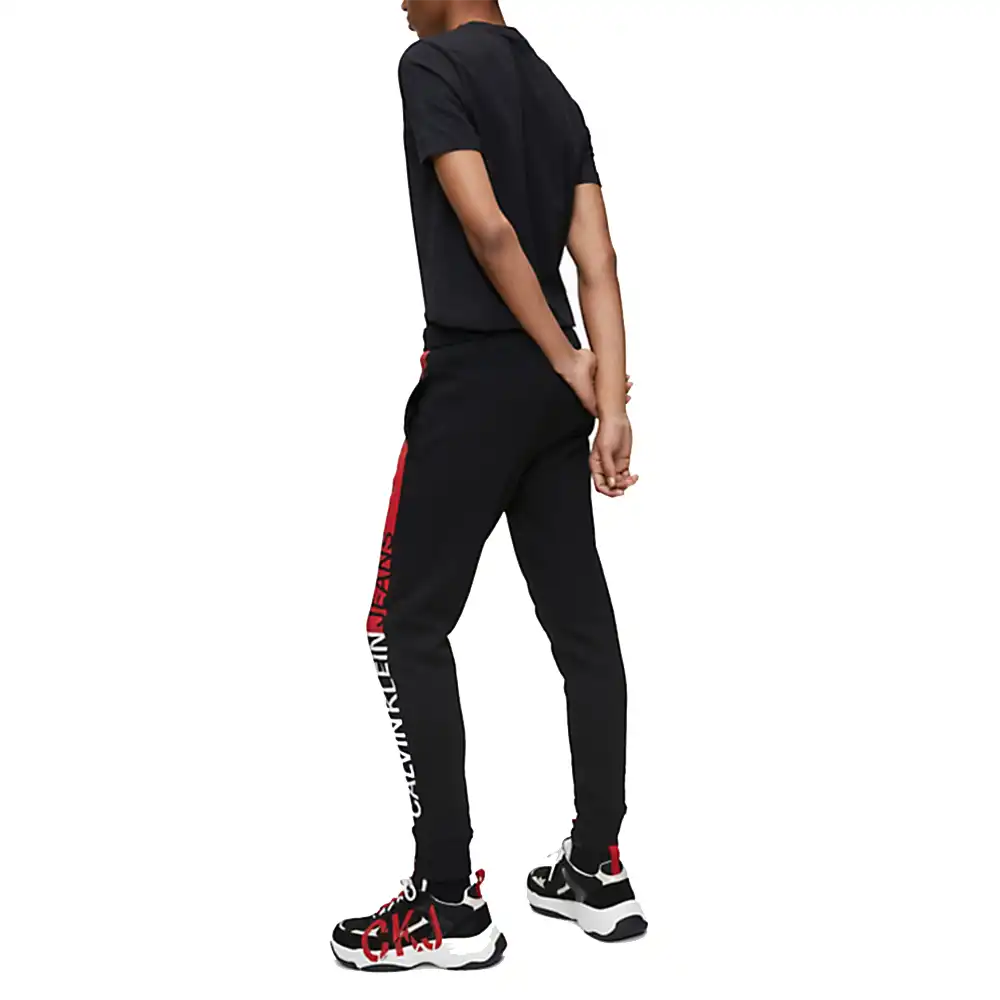 side logo joggers